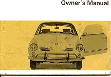 Le Manuel de Boite  gants du millsime 1969