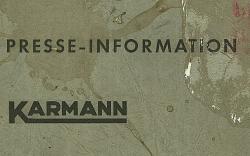 Le Press-book Karmann au salon de Francfort en 1955